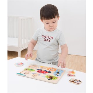 Peg puzzle - 8 pieces - fire brigade
